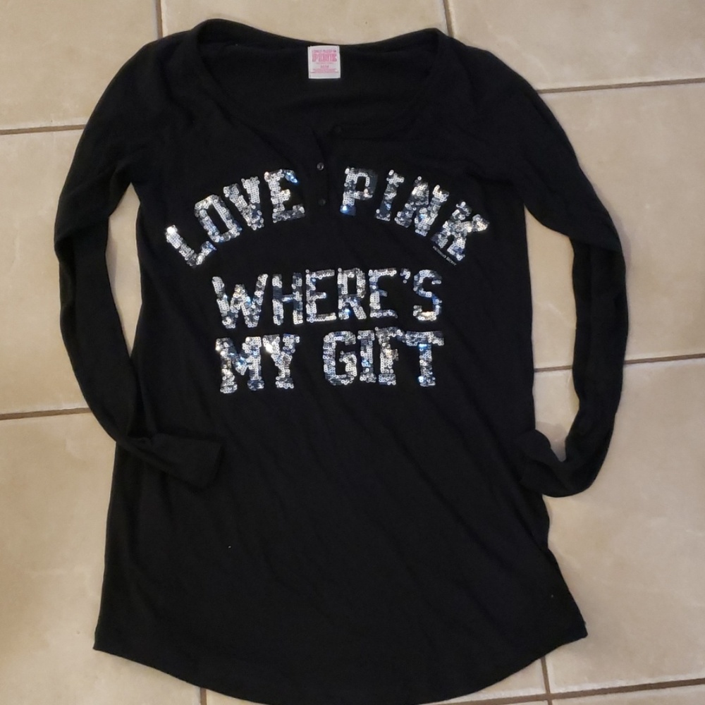 Victoria's Secret PINK sleepwear black size M